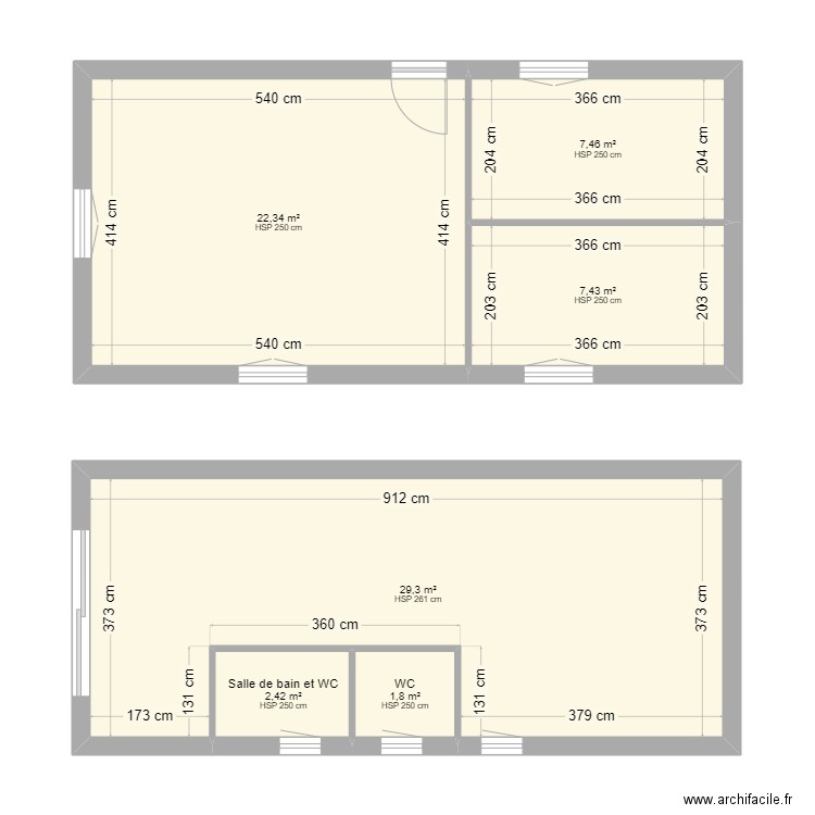 Richard. Plan de 6 pièces et 71 m2