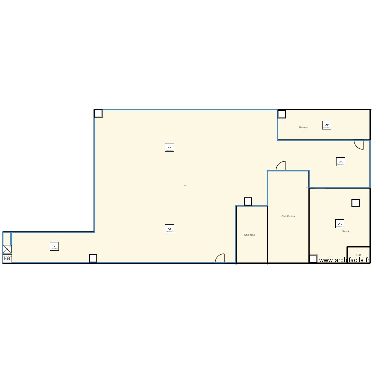 labo 2. Plan de 6 pièces et 463 m2