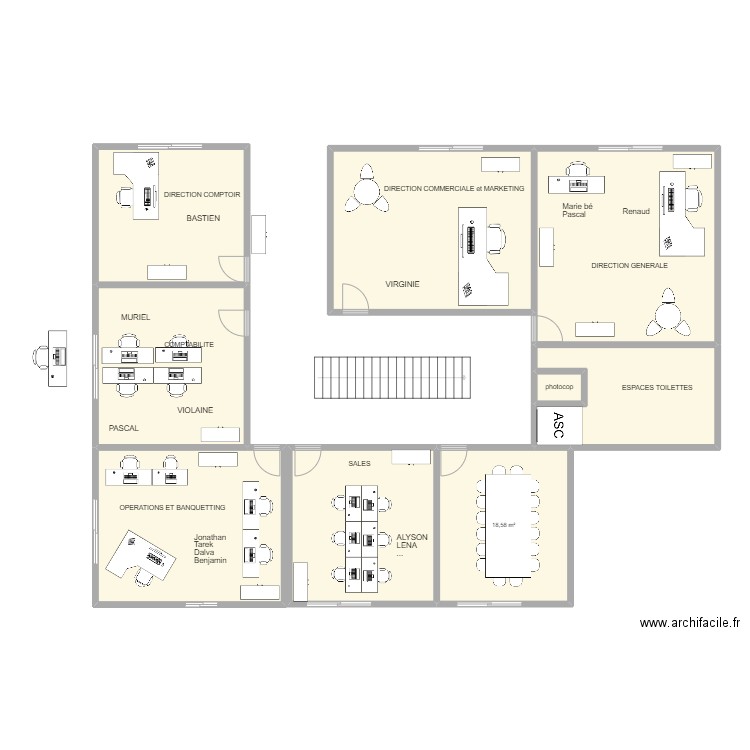 LA FABRIQUE. Plan de 9 pièces et 185 m2