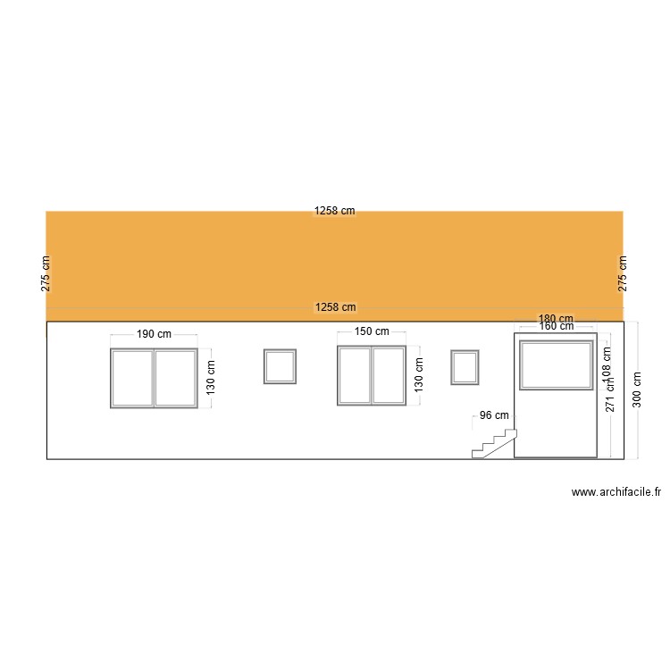 plans de facade angres 1. Plan de 0 pièce et 0 m2