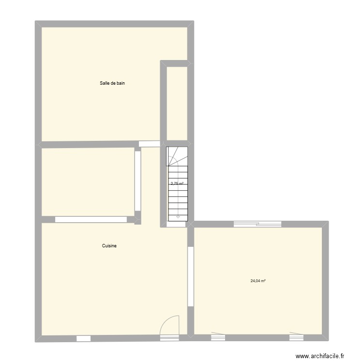 maison Élodie. Plan de 4 pièces et 99 m2