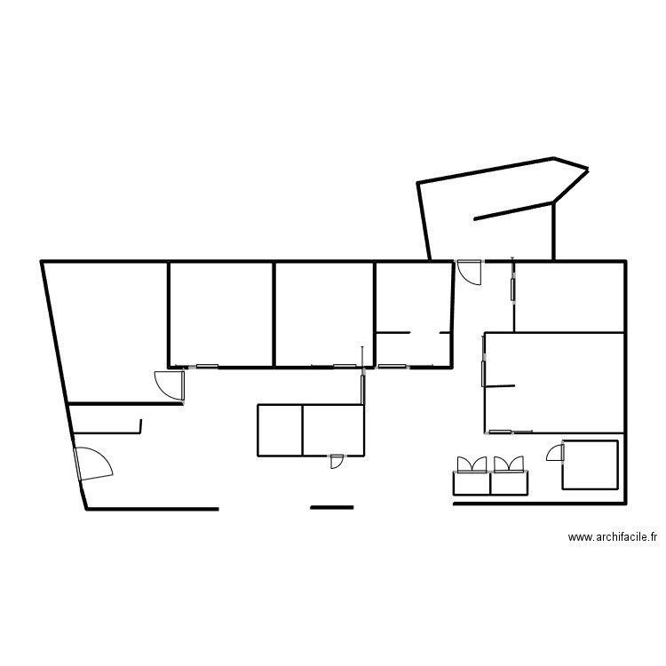 Plan de othera spa. Plan de 9 pièces et 31 m2