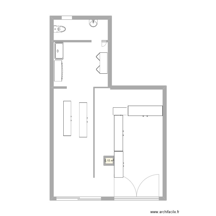 Local El Madina 2. Plan de 1 pièce et 0 m2