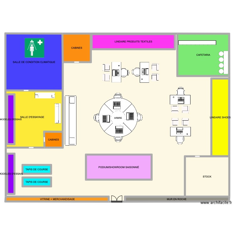 PLAN STONYX. Plan de 16 pièces et 1324 m2