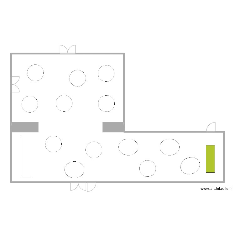 Plan de table 2. Plan de 0 pièce et 0 m2