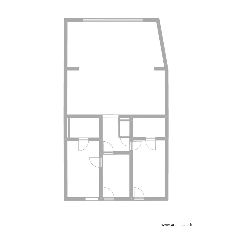 reine astrid rez voix d'évacuation . Plan de 7 pièces et 49 m2