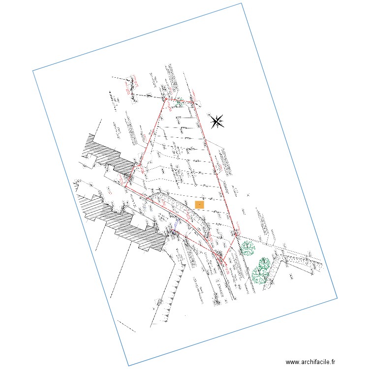 PLAN HALLE. Plan de 0 pièce et 0 m2