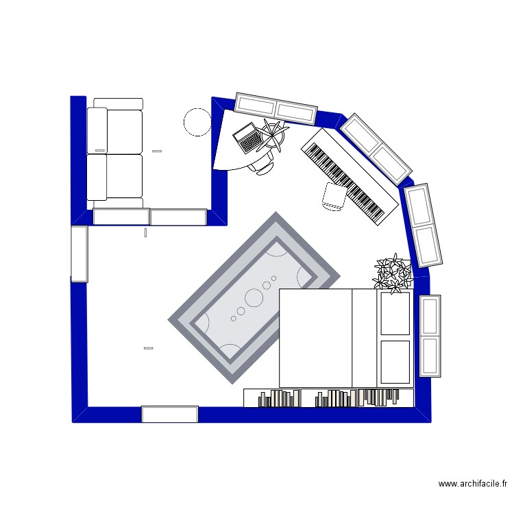 chambre. Plan de 0 pièce et 0 m2