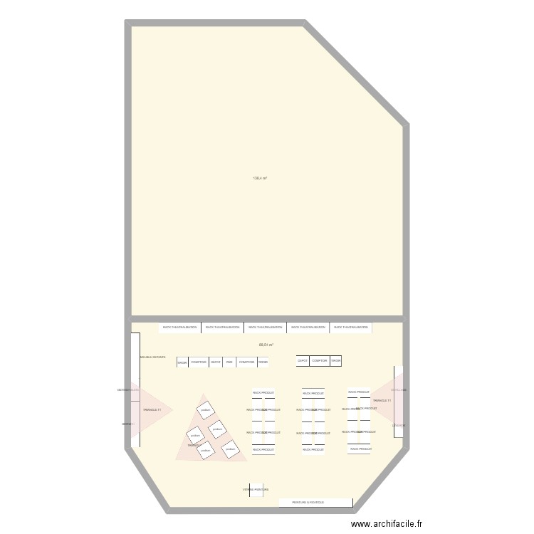 CAMBRAI v2. Plan de 2 pièces et 228 m2