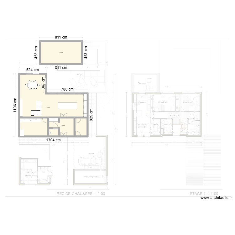 VASSILLY PLAN. Plan de 14 pièces et 361 m2