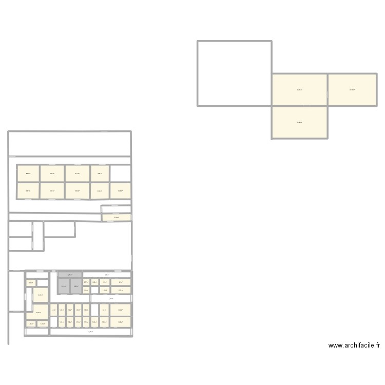 madra plan. Plan de 45 pièces et 196 m2