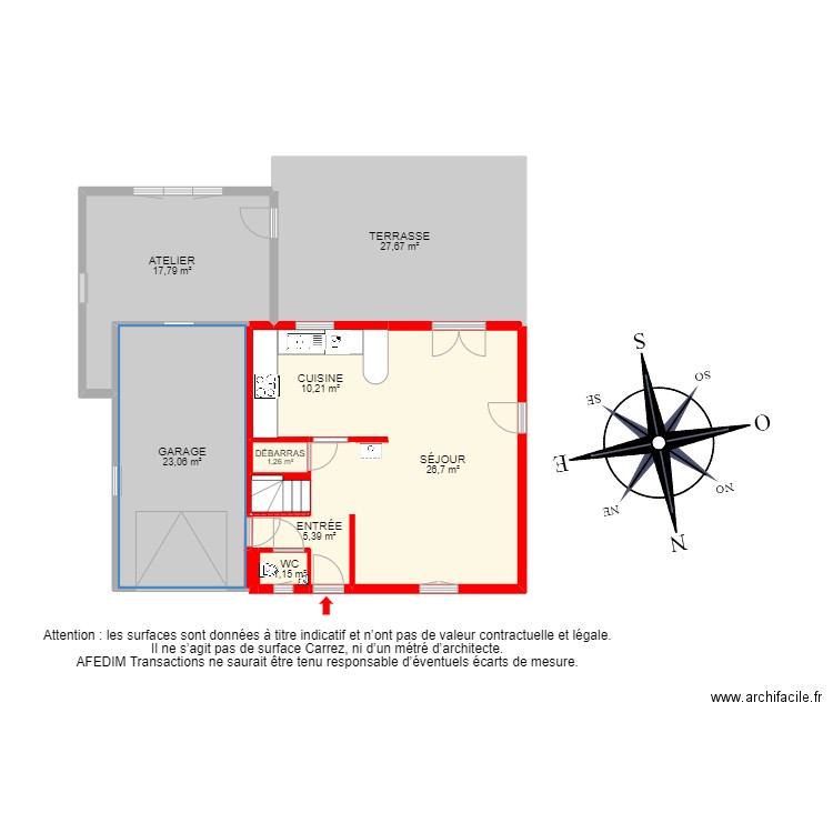 BI 18179 - . Plan de 32 pièces et 220 m2