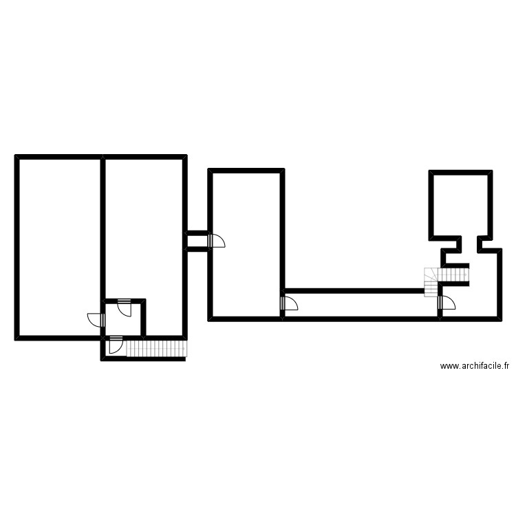 conservatoire_viry. Plan de 5 pièces et 138 m2