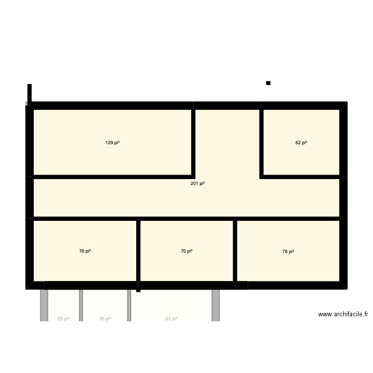 maison num.2. Plan de 12 pièces et 129 m2