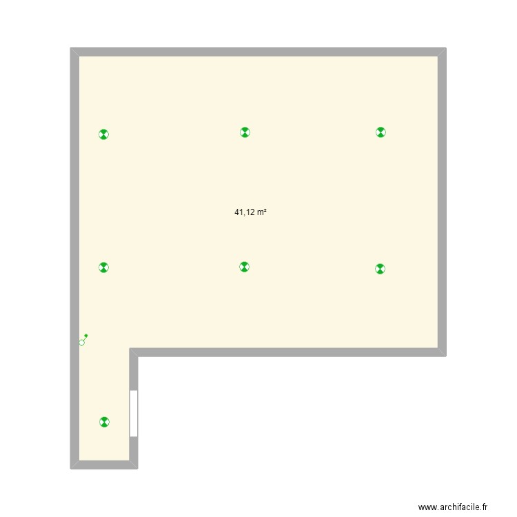 CARPORT VOITURE. Plan de 1 pièce et 41 m2