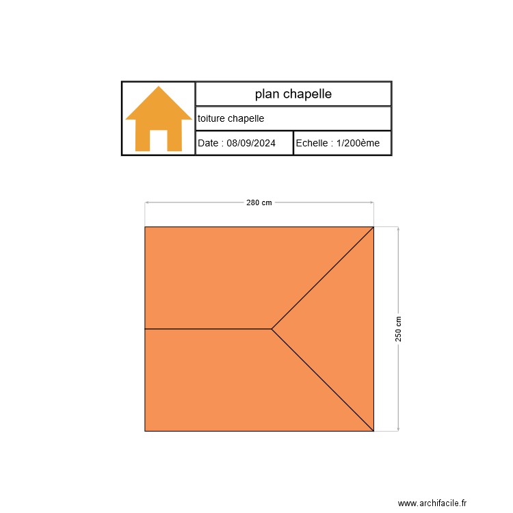 chapelle Montel. Plan de 0 pièce et 0 m2