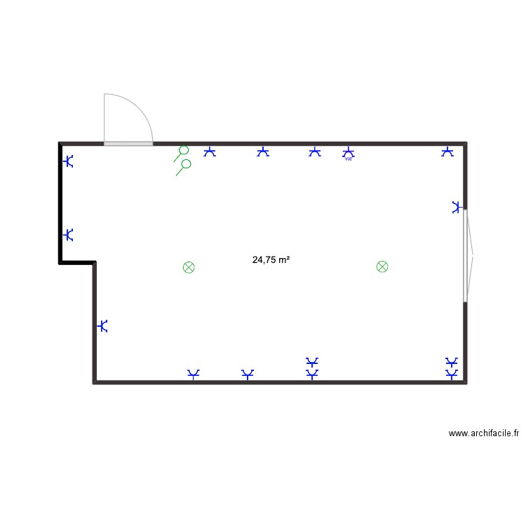 cuisine uccle. Plan de 0 pièce et 0 m2