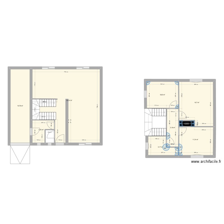 Maison 637. Plan de 9 pièces et 122 m2