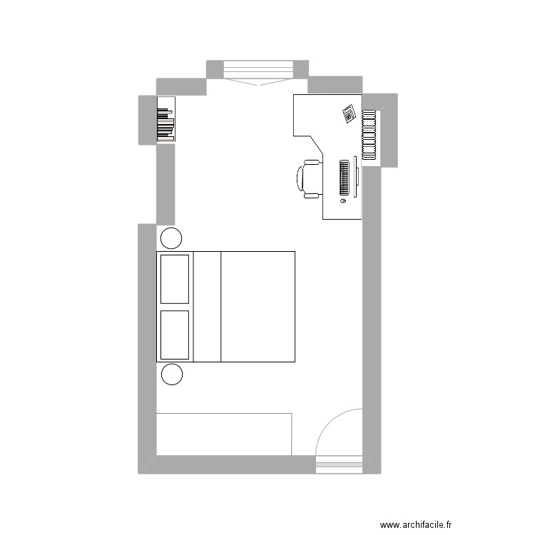 Grande Armée - Chambre Paul. Plan de 0 pièce et 0 m2