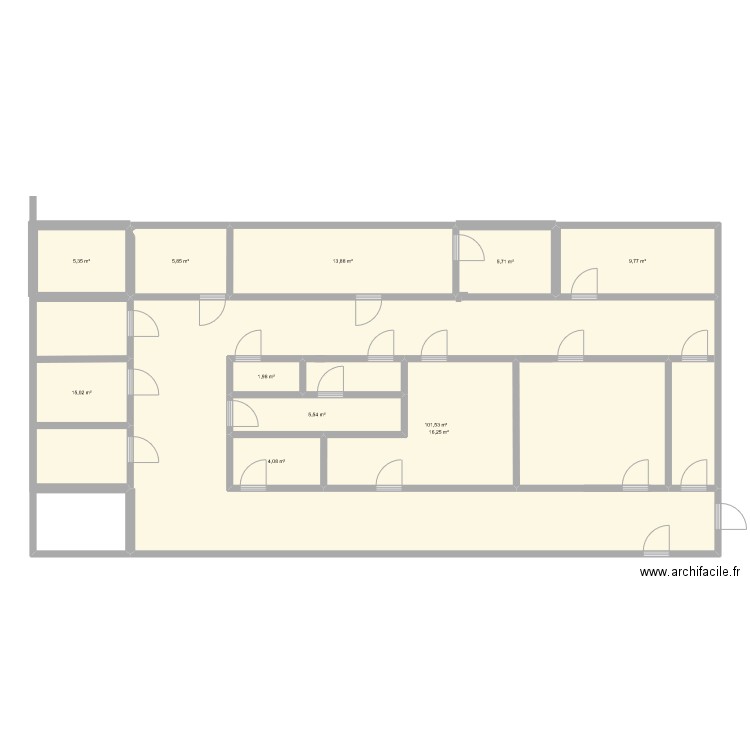 Maïwenn. Plan de 11 pièces et 185 m2