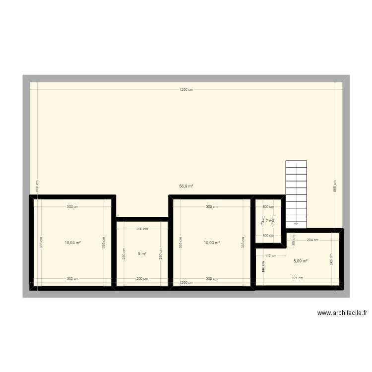 maison test2. Plan de 6 pièces et 129 m2