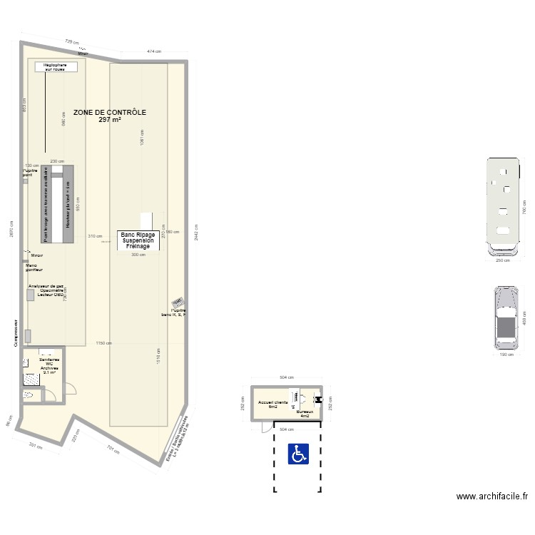 CCT VL MARSEILLE Terrasson V6. Plan de 4 pièces et 318 m2