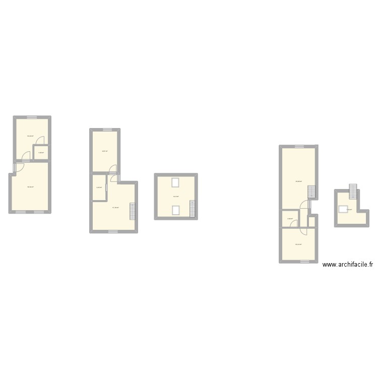 lhi. Plan de 11 pièces et 116 m2