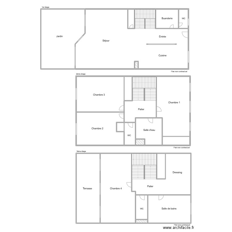 Ferrand. Plan de 21 pièces et 678 m2