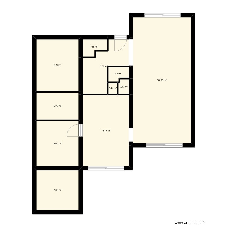 wagner. Plan de 21 pièces et 139 m2