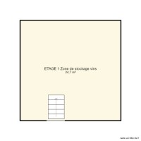 ETAGE -1 Zone de stockage vins