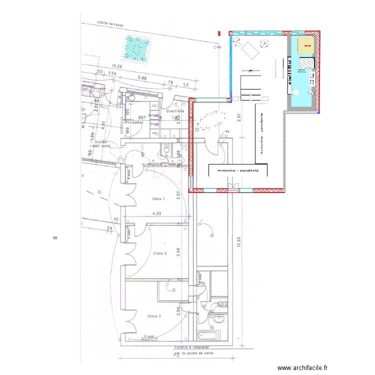 Essai02. Plan de 1 pièce et 10 m2