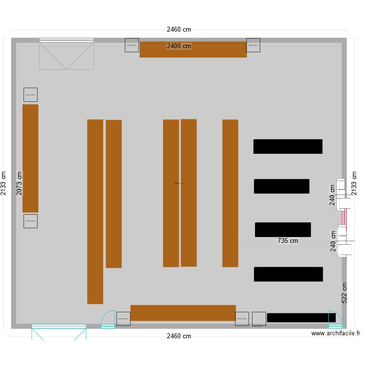 PLAN GOUSSAINVILLE . Plan de 1 pièce et 497 m2