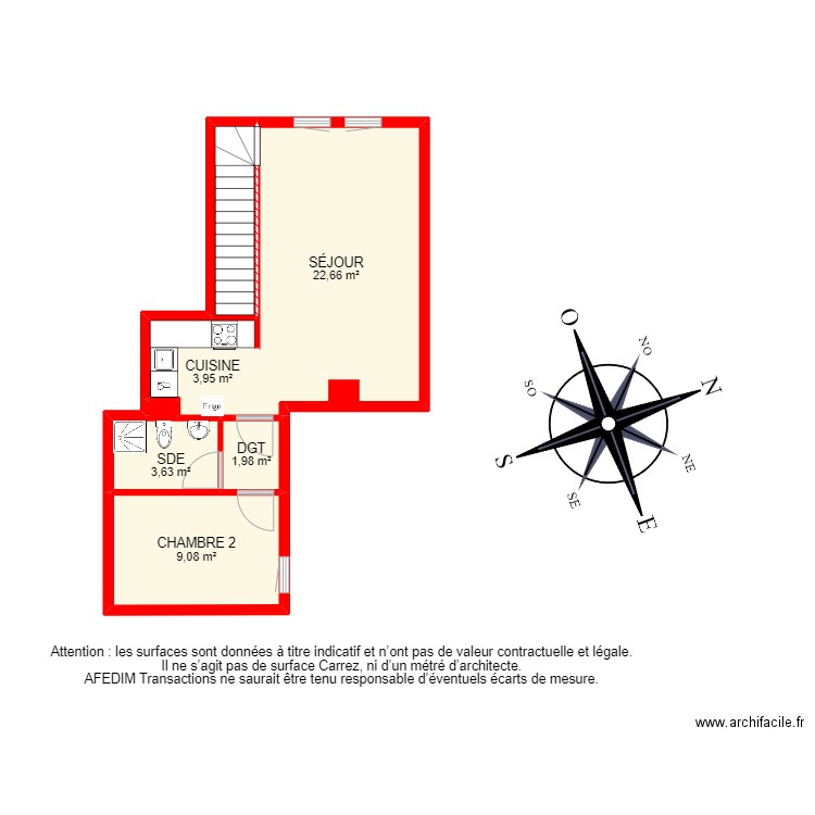 BI 20543 - . Plan de 16 pièces et 81 m2