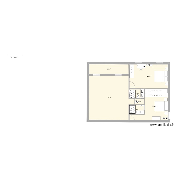 plan masse du 7. Plan de 7 pièces et 88 m2