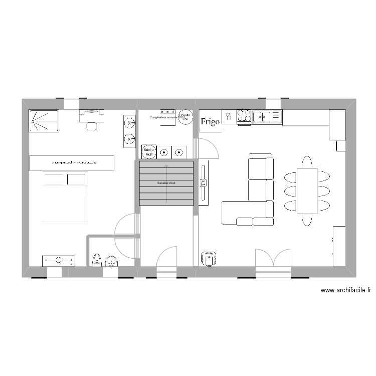 GRANGE V1. Plan de 0 pièce et 0 m2