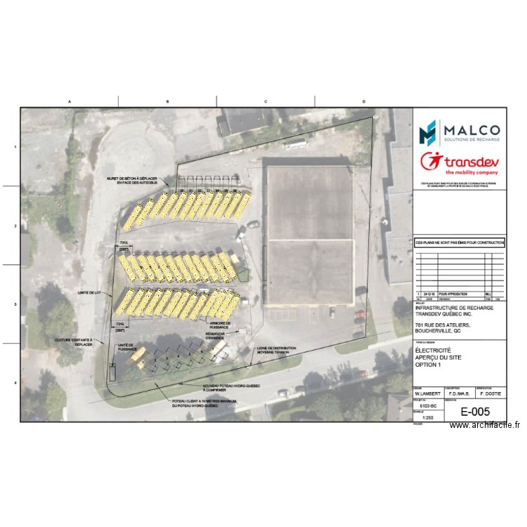 Autobus Boucherville actuel. Plan de 0 pièce et 0 m2