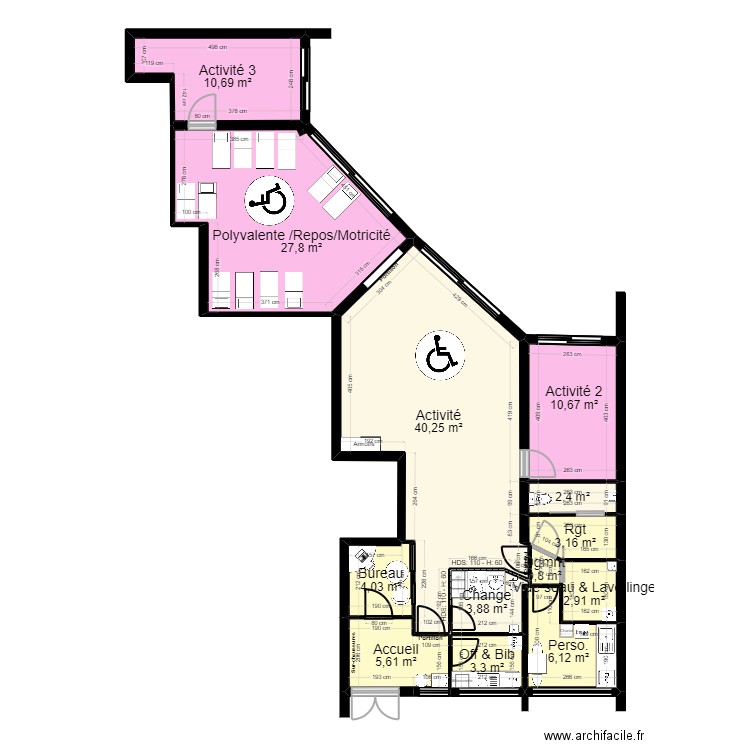 92 Nanterre 118 Salvador Projet rectif cote_jr. Plan de 13 pièces et 122 m2