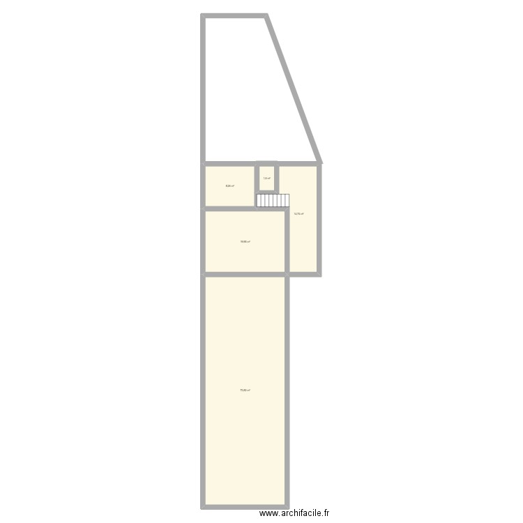 numéro 1. Plan de 5 pièces et 118 m2