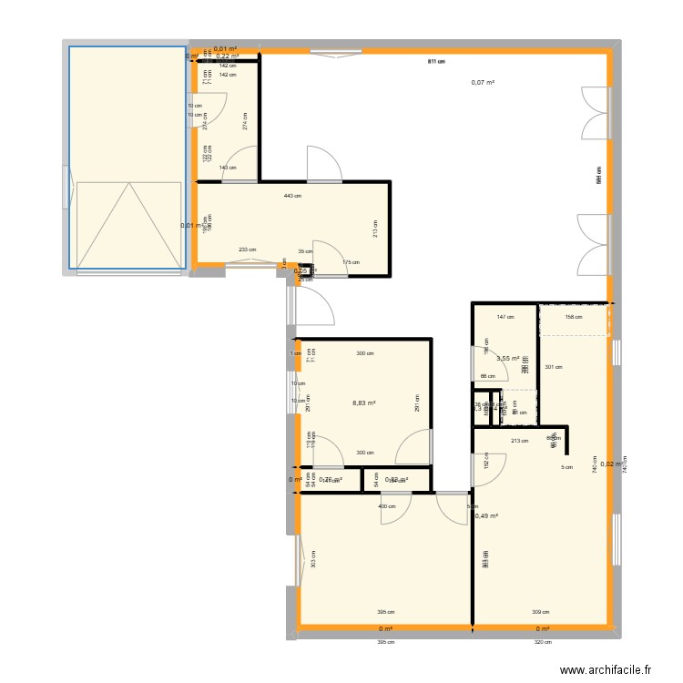 MAISON THISE 2. Plan de 20 pièces et 72 m2