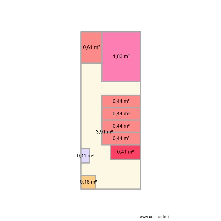 A FNF F. Plan de 10 pièces et 9 m2