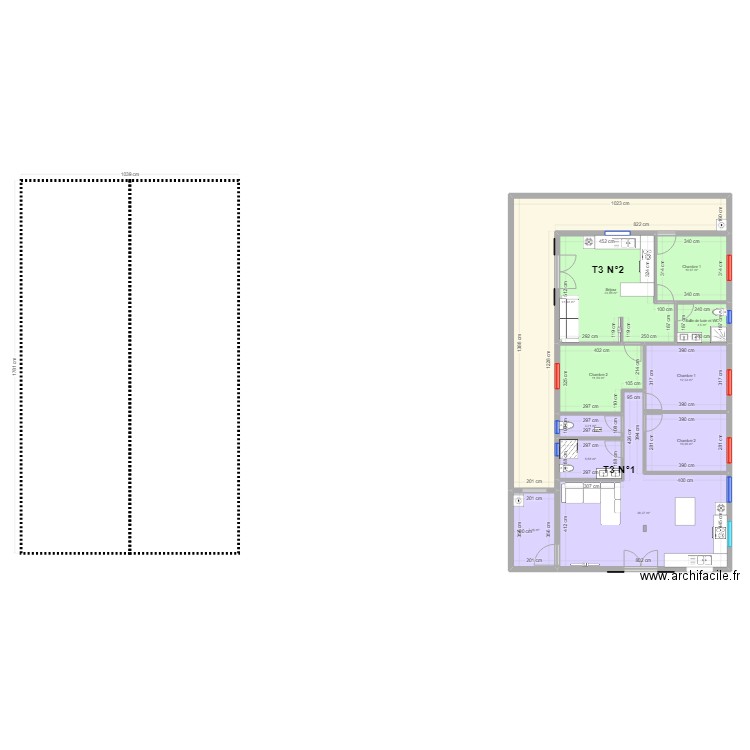 PROJET ST JOSEPH R-1 PROJET 3. Plan de 11 pièces et 171 m2