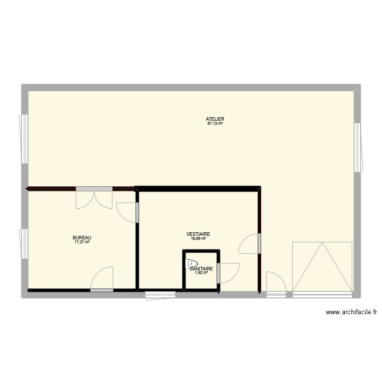 ANTIER JLELEC. Plan de 4 pièces et 103 m2