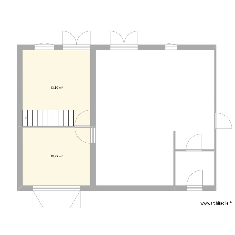 maison2. Plan de 2 pièces et 24 m2