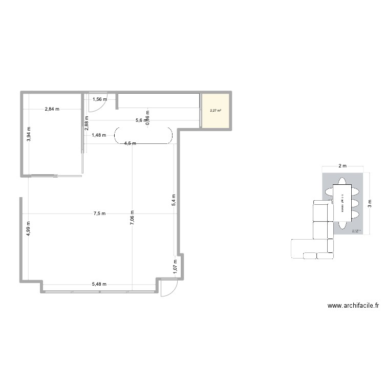 PLAN MARINE PDE LAYOUT SANS RIEN. Plan de 1 pièce et 2 m2