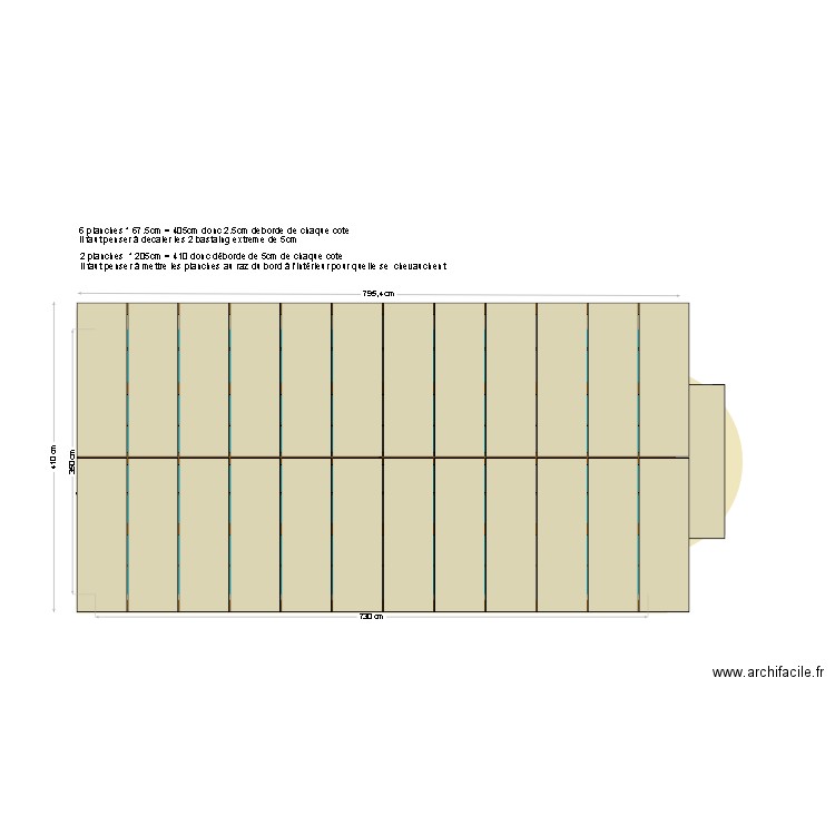 plateau-piscine. Plan de 0 pièce et 0 m2