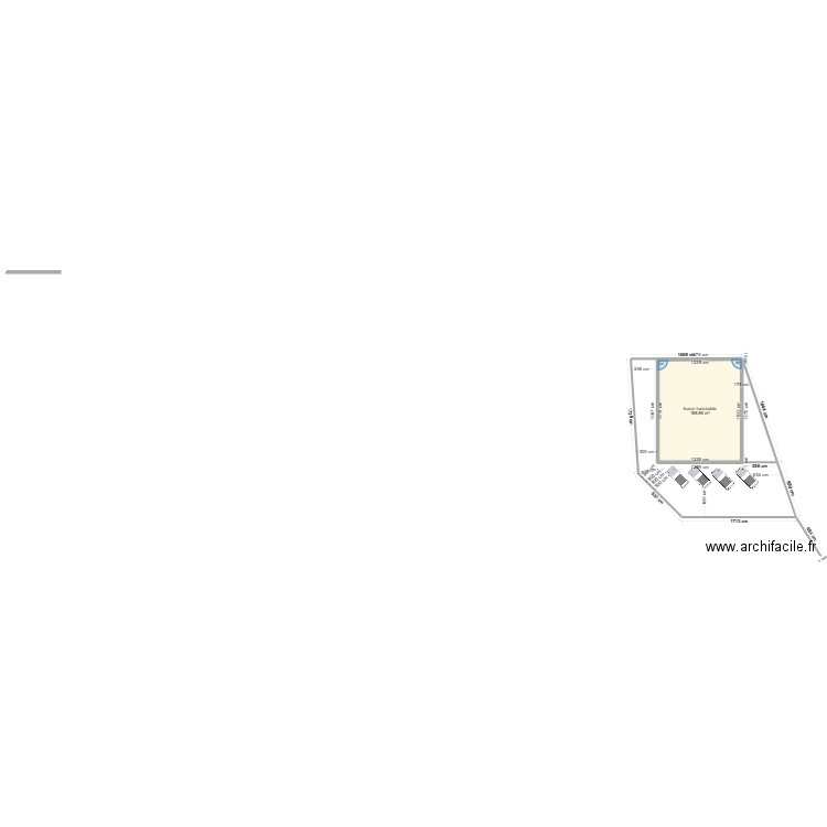 plan maison. Plan de 1 pièce et 189 m2