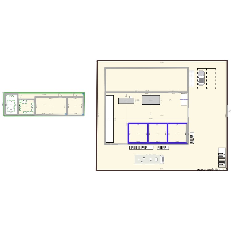 PetitChaudronnier. Plan de 9 pièces et 1144 m2