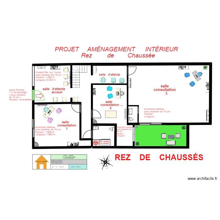 lolomodul - pole santé . Plan de 0 pièce et 0 m2