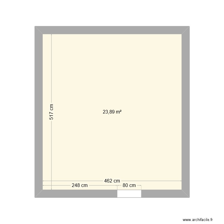 deuxieme etages vilaret. Plan de 1 pièce et 20 m2