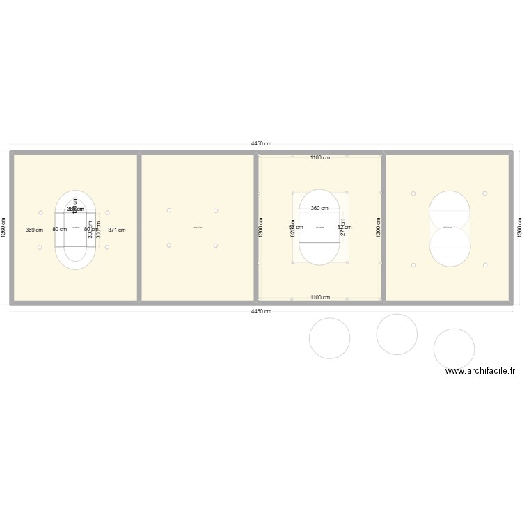 Meto Maillarde 08 07 24. Plan de 4 pièces et 559 m2